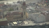 Archived image Webcam Passau City Centre and Danube 14:00
