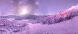 Archiv Foto Webcam Weißlähnabfahrt, Skigebiet Ehrwald 19:00