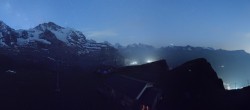 Archived image Webcam Top Station Lauberhorn, Grindelwald 23:00