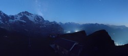 Archived image Webcam Top Station Lauberhorn, Grindelwald 01:00