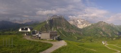 Archiv Foto Webcam Warth Schröcken - Panorama Saloberjet 07:00