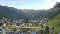 Archiv Foto Webcam Zermatt: Blick auf das Dorf 05:00