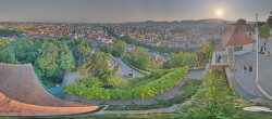 Archived image Graz: Webcam Castle Rock 19:00