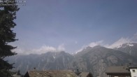 Archiv Foto Webcam Grächen - Blick nach Süd-West 09:00