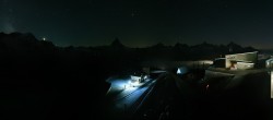 Archived image Webcam Gornergrat Kulm Zermatt 01:00