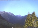 Archived image Webcam Kids hotel Oberjoch: view at the nature reseve "Allgäuer Hochalpen" 03:00