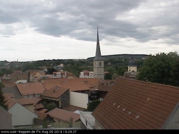 Blick über Arnstadt im Thüringer Wald