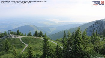 Kampenwand - Blick nach Norden über den Chiemsee