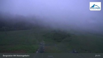 Kaprun: Blick von der Bergstation Maiskogelbahn