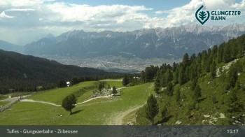 Glungezer: Panoramablick Zirbensee